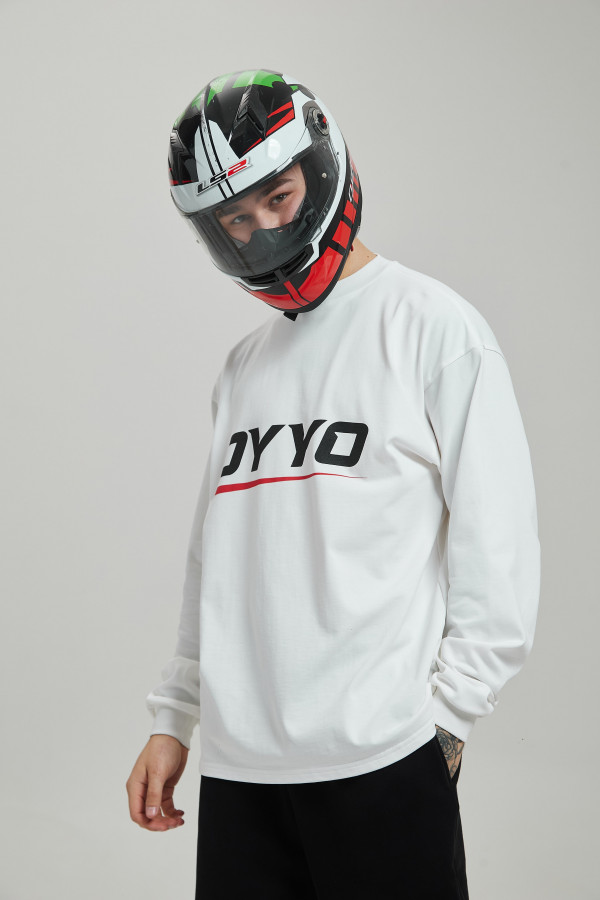 Лонгслив OYYO RACER RED белый S