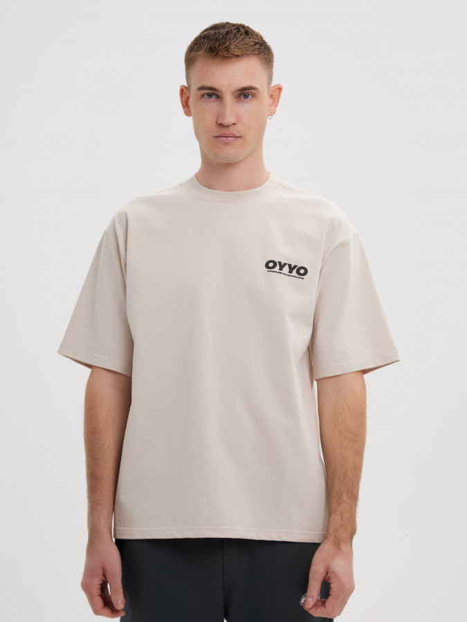 Футболка OYYO 2K25 бежевая S