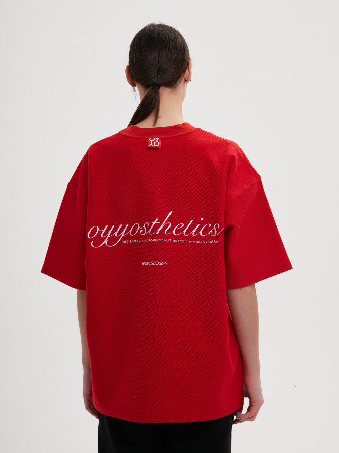 Футболка OYYOSTHETICS красная S