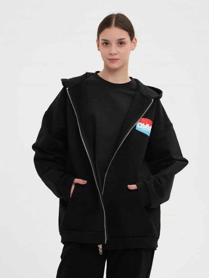 Зип худи OYYO COOL черный (M)