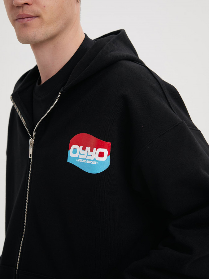 Зип худи OYYO COOL черный (M)