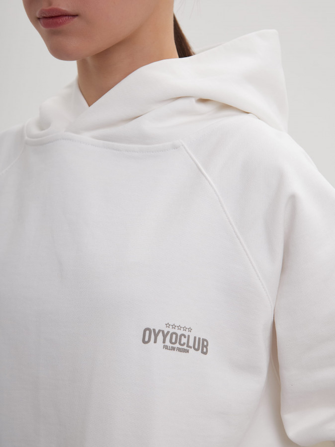 Худи OYYO CLUB белый (S)